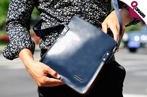 For QR119, Carry It All in Style with Men’s Messenger Bags - Choose from Classic Black OR Trendy Blue! (QR249 Value)